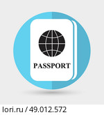 Passport icon. Стоковая иллюстрация, агентство Ingram Publishing / Фотобанк Лори