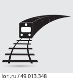 Train outline. Стоковая иллюстрация, агентство Ingram Publishing / Фотобанк Лори