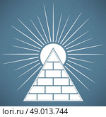 Pyramid. Стоковая иллюстрация, агентство Ingram Publishing / Фотобанк Лори