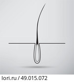hair follicle treatment design. Стоковая иллюстрация, агентство Ingram Publishing / Фотобанк Лори