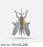 nasty cartoon mosquito. Стоковая иллюстрация, агентство Ingram Publishing / Фотобанк Лори