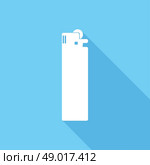 Icon lighter with a long shadow. Стоковая иллюстрация, агентство Ingram Publishing / Фотобанк Лори