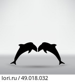 dolphin icon. Стоковая иллюстрация, агентство Ingram Publishing / Фотобанк Лори