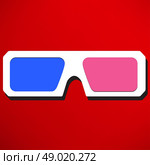 3d glasses icons. Стоковая иллюстрация, агентство Ingram Publishing / Фотобанк Лори