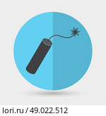 TNT dynamite bomb with burning fuse. Стоковая иллюстрация, агентство Ingram Publishing / Фотобанк Лори