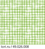 Vector seamless pattern with square hand drawn texture. Green checkered tablecloth. Vector seamless pattern with square hand drawn texture. Green checkered tablecloth. Стоковая иллюстрация, агентство Ingram Publishing / Фотобанк Лори