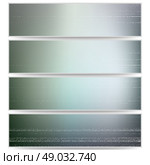 Abstract unfocused natural headers set, blurred design vector. Стоковая иллюстрация, агентство Ingram Publishing / Фотобанк Лори