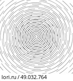 Abstract spiral design pattern. Circular, rotating background. Стоковая иллюстрация, агентство Ingram Publishing / Фотобанк Лори