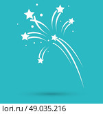Fireworks rockets sign icon. Explosive pyrotechnic device symbol. Стоковая иллюстрация, агентство Ingram Publishing / Фотобанк Лори