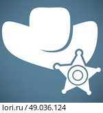 symbol of a sheriff. Стоковая иллюстрация, агентство Ingram Publishing / Фотобанк Лори