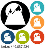 mountain icon. Стоковая иллюстрация, агентство Ingram Publishing / Фотобанк Лори