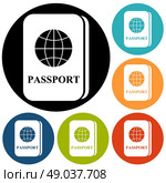 Passport icon. Стоковая иллюстрация, агентство Ingram Publishing / Фотобанк Лори