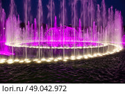 Светомузыкальный фонтан в Царицыно (2022 год). Стоковое фото, фотограф Соловьёв Максим Сергеевич / Фотобанк Лори