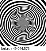 Psychedelic Hypnotic spiral. Стоковая иллюстрация, иллюстратор Максим Гребешков / Фотобанк Лори