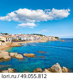 Calella de Parafrugell in Costa Brava of Girona at Catalonia Spain. Стоковое фото, агентство Ingram Publishing / Фотобанк Лори
