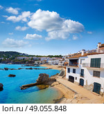 Calella de Parafrugell beach in Costa Brava of Girona at Catalonia Spain. Стоковое фото, агентство Ingram Publishing / Фотобанк Лори