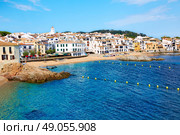 Calella de Parafrugell in Costa Brava of Girona at Catalonia Spain. Стоковое фото, агентство Ingram Publishing / Фотобанк Лори