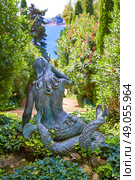 Santa Clotilde gardens in Lloret de Mar at Costa Brava of Catalonia Girona Spain. Стоковое фото, агентство Ingram Publishing / Фотобанк Лори