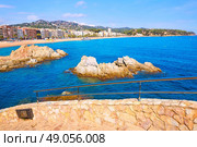 Costa Brava Cami de Ronda track Lloret de Mar in Catalonia at Spain. Стоковое фото, агентство Ingram Publishing / Фотобанк Лори