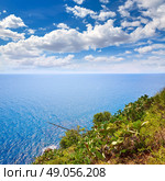 Tossa de Mar Aerial view in Costa Brava of Girona Catalonia spain. Стоковое фото, агентство Ingram Publishing / Фотобанк Лори