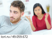 Couple having a heated discussion. Стоковое фото, агентство Ingram Publishing / Фотобанк Лори