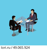 Isometric hiring recruiting interview. Look resume applicant employer. Hands Hold CV profile. Isometric 3d HR, recruiting, we are hiring. Candidate job position. Hire and interviewer. Business meeting. Стоковая иллюстрация, агентство Ingram Publishing / Фотобанк Лори