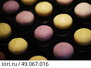 Colorful Japanese dessert mochi. Стоковое фото, агентство Ingram Publishing / Фотобанк Лори