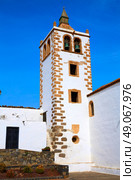 Betancuria Santa Maria church Fuerteventura at Canary Islands matriz cathedral. Стоковое фото, агентство Ingram Publishing / Фотобанк Лори