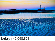 El cotillo Toston beach sunset Fuerteventura at Canary Islands of Spain. Стоковое фото, агентство Ingram Publishing / Фотобанк Лори