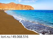 Gran Tarajal beach Fuerteventura at Canary Islands of Spain. Стоковое фото, агентство Ingram Publishing / Фотобанк Лори