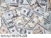 dollar banknotes background. Стоковое фото, агентство Ingram Publishing / Фотобанк Лори