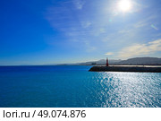 Cullera Xuquer river mouth Jucar in Valencia of Spain. Стоковое фото, агентство Ingram Publishing / Фотобанк Лори