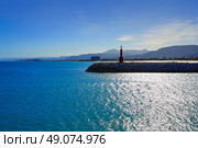 Cullera Xuquer river mouth Jucar in Valencia of Spain. Стоковое фото, агентство Ingram Publishing / Фотобанк Лори