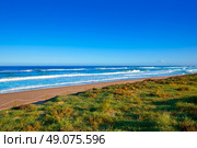 Tavernes de Valldigna beach dunes in Valencia of Spain. Стоковое фото, агентство Ingram Publishing / Фотобанк Лори