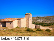 Corratxar Sant Jaume church in Tinenca Benifassa of Spain Castellon. Стоковое фото, агентство Ingram Publishing / Фотобанк Лори