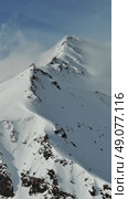 Snow Alp mountain range landscape. Стоковое видео, видеограф Михаил Коханчиков / Фотобанк Лори