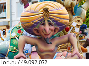 Fallas fest popular figures will burn in March 19 th night yearly. Стоковое фото, агентство Ingram Publishing / Фотобанк Лори