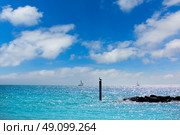 Key West beach Fort Zachary Taylor Park in Florida USA. Стоковое фото, агентство Ingram Publishing / Фотобанк Лори