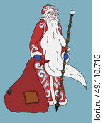 Дед Мороз / Ded Moroz. Стоковая иллюстрация, иллюстратор Александр Паньков / Фотобанк Лори