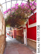 Callejon Agua street in Seville Andalusia Sevilla of spain. Стоковое фото, агентство Ingram Publishing / Фотобанк Лори