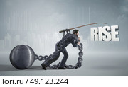 Ambitious employee heading for a rise. Стоковое фото, агентство Ingram Publishing / Фотобанк Лори