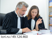 judges in office. Стоковое фото, агентство Ingram Publishing / Фотобанк Лори