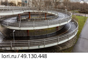 Spiral overpass footbridge in Vienna,Austria. Стоковое фото, агентство Ingram Publishing / Фотобанк Лори