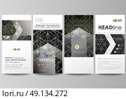 Flyers set, modern banners. Business templates. Cover design template, easy editable vector layouts. Celtic pattern. Abstract ornament, geometric vintage texture, medieval classic ethnic style.. Flyers set, modern banners. Business templates. Cover design template, easy editable abstract vector layouts. Celtic pattern. Abstract ornament, geometric vintage texture, medieval classic ethnic style. Стоковая иллюстрация, агентство Ingram Publishing / Фотобанк Лори