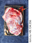 Raw meat mutton. Стоковое фото, агентство Ingram Publishing / Фотобанк Лори