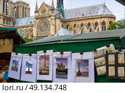 Saint Michel postcards in Notre Dame Paris photomount card images of my own copyright. Стоковое фото, агентство Ingram Publishing / Фотобанк Лори