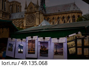 Saint Michel postcards in Notre Dame Paris photomount card images of my own copyright. Стоковое фото, агентство Ingram Publishing / Фотобанк Лори