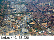 Massanassa and Catarroja villages aerial photo of Valencia province of Spain. Стоковое фото, агентство Ingram Publishing / Фотобанк Лори
