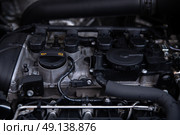 Моторный отсек фольксваген volkswagen (2018 год). Редакционное фото, фотограф Валентина Кунц / Фотобанк Лори