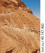 road in fortress Masada, Israel. Стоковое фото, агентство Ingram Publishing / Фотобанк Лори